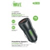 Image of Wave WA-104 Car Charger PD + QC (USB-A) (20 Wat) (Black) - LG