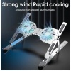 Image of Laptop Stand Portable Folding Aluminum Alloy With Fan