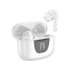 Image of Wave WA-205 Wireless Earbuds With Digtital Display ANC+ENC Noise Reduction (White)