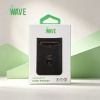 Afbeelding van Wave Card Wallet Leather MagSafe Luxe - zwart