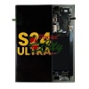 Image of Samsung Galaxy S24 Ultra (SM-S928) Service Pack LCD Display Assembly With Frame (Gray) -LGA