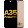 Image of Samsung Galaxy A35 (SM-A356) service pack LCD Display Assembly No Frame (Black) - KC