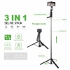 Afbeelding van Wave WA-332 Selfie Stick Tripod 3-in-1 with Face Tracking en 360° (Black)