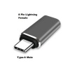 Image of On The Go adapter (OTG) - USB iPhone To Type-C (Black