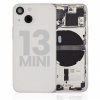 Bild von iPhone 13 Mini Pulled Mid-Frame Housing with Parts No Battery (White)
