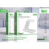 Image of Wave 4 in 1 Magnetic Wireless Charger | Universal Compatibility | Foldable |(WA-280)(White) -YY