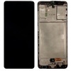 Image of Samsung Galaxy A31 (A315F) service pack LCD Display Assembly With Frame (Black) -KS