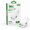 Image of Wave WA-219 GaN 5e Super Fast Adapter 65W 2 type-C + USB-A