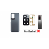 Image of Xiaomi Redmi 10 Back Cover with camera Glass Lens (Black)
