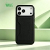 Afbeelding van Wave Magsafe Hoes met portemonnee iPhone 17 Pro Max - Zwart