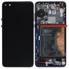 Image of Huawei P40 Pro Service pack LCD Display Assembly With Frame (Blue)