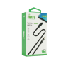 Afbeelding van Wave WA-65 Type-C To AUX 3.5 mm Cable 1M (zwart)