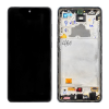 Afbeelding van Samsung Galaxy A72 (A725) Pulled LCD Scherm Met Frame (Zwart)