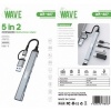 Bild von Wave WA-407 USB & Type-C 5 in 2 Multifunctional Adapter 