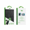 Image of Wave Leather Book Case iPhone 18 Pro Max - Black