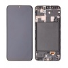 Image of Samsung Galaxy A20 (A205) OLED LCD Display Assembly With Frame (Black) - LUA