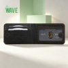 Afbeelding van Wave Card Wallet Leather MagSafe Luxe - zwart