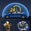 Image of GKU|D600 4K Dashcam Front and Rear,WiFi,WDR,170° Wide Angle,G-Sensor, APP Control, Night Vision