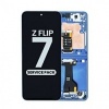 Afbeelding van Samsung Galaxy Z Flip7 (SM-F766) Service Pack LCD Scherm Met Frame (Blauw)