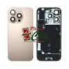 Image of Apple iPhone16 Pro Pulled Mid-Frame Housing+ BackCover with Some Small Parts No Battery(Gold)-AAS
