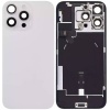 Bild von Back Glass Replacement For iPhone 16 Pro Max With Steel Plate+Magnet +NFC - White Titanium