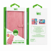 Image of Wave Leather Book Case iPhone 18 Pro Max - Pink