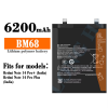 Afbeelding van Batterij compatibel Voor Xiaomi Redmi Note 14 Pro Plus (BM68) Li-Po 6200 mAh