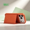 Afbeelding van Wave Magsafe Hoes met portemonnee iPhone 17 - Oranje