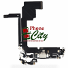Image of Apple iPhone 15 Pro Max Oem Charging Port Flex Cable (Black) - LSY