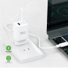 Afbeelding van Wave WA-166-20 Travel Fast Charger USB-A & USB-C (20Wat) with USB-C to USB-C Cable 1M (wit)