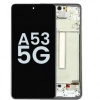 Afbeelding van Samsung Galaxy A53 (A536B) Pulled LCD Scherm Met Frame (Zwart)