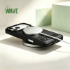 Afbeelding van Wave Magnetische Hoes met Stand Galaxy A36 - Zwart
