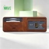 Afbeelding van Wave Card Wallet Leather MagSafe Luxe - Bruin