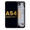 Image of Samsung Galaxy A54 5G (A546B) Pulled LCD Display Assembly With Frame (Black)