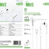 Image of Wave WA-362W Wired Ear Phone Type-C (White)