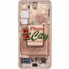 Image of Samsung Galaxy S24 (SM-S921B) Service Pack LCD Display Assembly With Frame ( Orange) -LLC