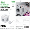 Afbeelding van Wave WA-434 Multifunctional Cube Power Socket With European Standard And 20W PD