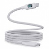 Bild von Wave WA-448W Type-C to Type-C Nylon Fully Compatible Data Cable 1M (White)