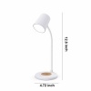Image of Wireless Charging Musical Table Lamp with Bluetooth Speaker - KU
