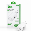 Image of Wave WA-219 GaN 5e Super Fast Adapter 65W 2 type-C + USB-A