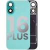 Image of Back Glass Replacement For iPhone 16 Plus With Steel Plate+Magnet -KL - Green