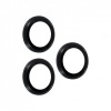Image of Wave 5D camera lens shield Protector For iPhone (iPhone 15 Pro/15 Pro Max (Black))