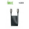 Image of Wave WA-62 Super Fast Charging Type -C To Type-C 1M (60 Wat) (Black) - A