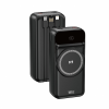 Afbeelding van Wave WA-343 Powerbank 30000mAh – 22.5W Fast Charge + 15W MagSafe Draadloos (Zwart)