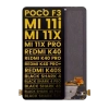 Image of Xiaomi OLED LCD Display Assembly No Frame For Poco F3 / Poco F3 Pro / MI 11i / MI 11X / MI 11X Pro /