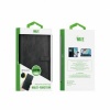 Image of Wave Leather Book Case iPhone 18 Pro - Black