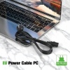 Afbeelding van Wave WA-288 Power Cable For PC / Computer | 3-Pole 10A 250V | EU Plug 1.5M