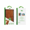 Image of Wave Leather Book Case iPhone 18 Pro - Brown
