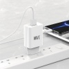 Afbeelding van Wave WA-319W-20 Travel Charger 12W USB-A Port With USB-C Cable (wit)