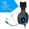 Image of SADES SA-818 Stereo Gaming Headphones with Noise-reduction